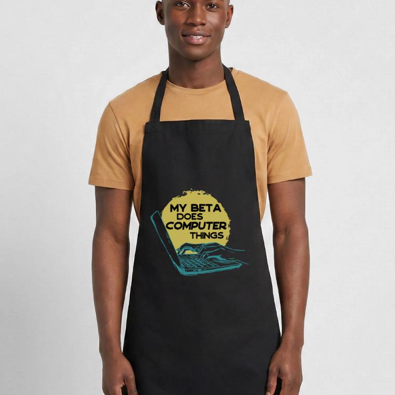 My beta makes computer things programmers Cooking Apron