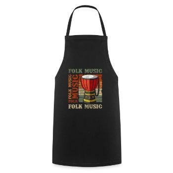 Music, Culture, Concert, Country - Cooking Apron - black - Front - AI Model Male 185 dark (185cm)