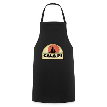 Cala Pi - Tablier de cuisine - noir - Devant - AI Model Male 185 dark (185cm)