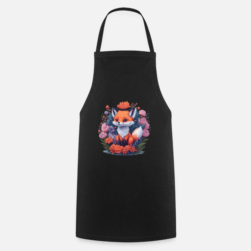 Renard - Tablier de cuisine - noir