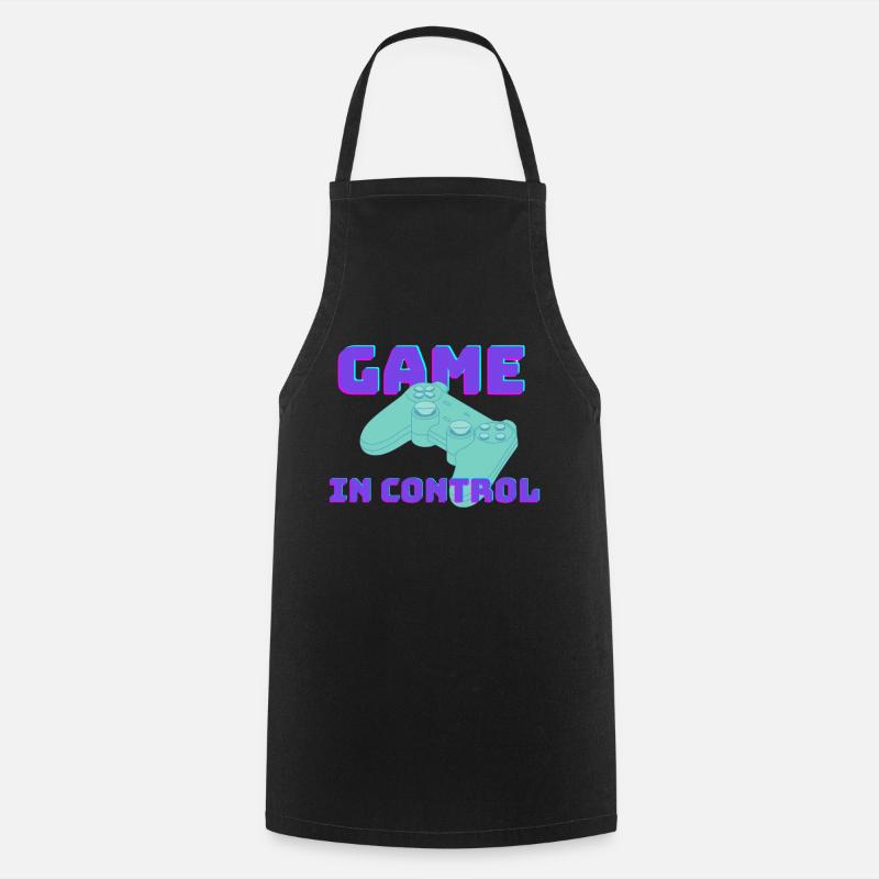 GAME in Control - Tablier de cuisine - noir