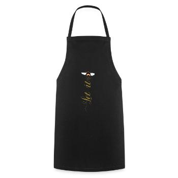 Let It Bee - Cooking Apron - black - Front - AI Model Male 185 dark (185cm)