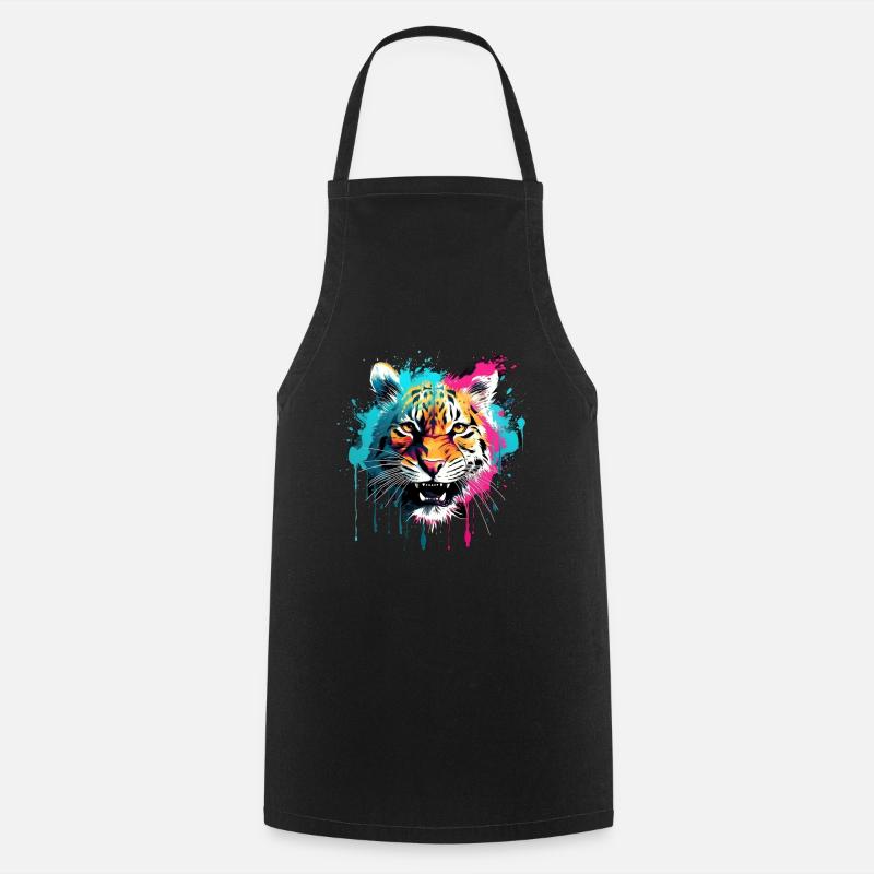 Tiger - Kochschürze - Schwarz