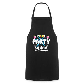 Party Party Monster Summer - Cooking Apron - black - Front - AI Model Male 185 dark (185cm)