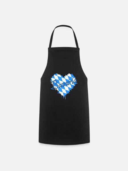 Bavaria Bayern - Kochschürze - Schwarz