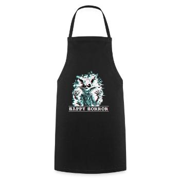 Halloween Skeleton - Cooking Apron - black - Front - AI Model Male 185 dark (185cm)
