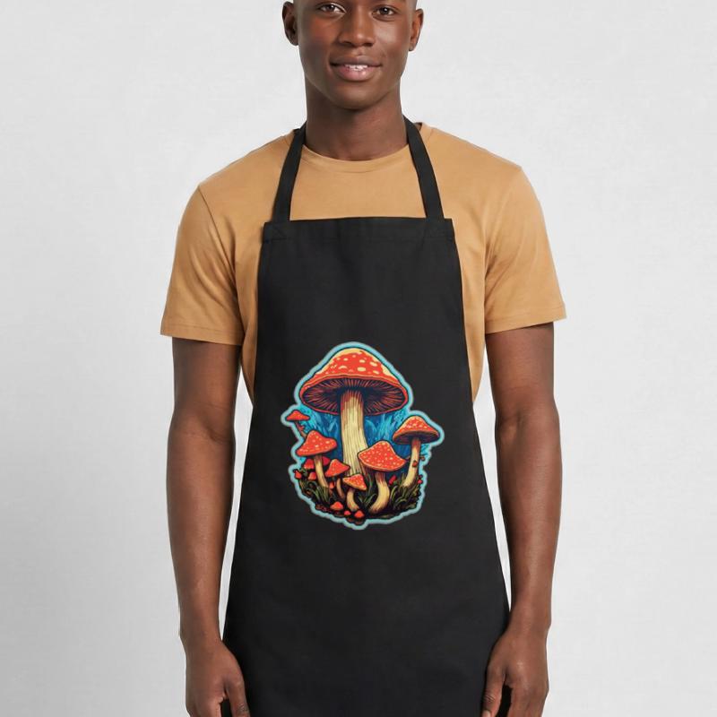 Toadstool Mushroom Mushroom Picker Cooking Apron
