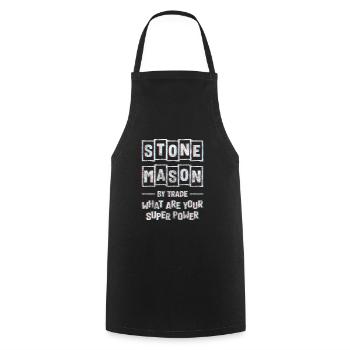 Sculptor Work Crafts - Cooking Apron - black - Front - AI Model Male 185 dark (185cm)