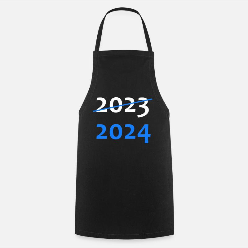 Bonne Année 2023 2024 - Tablier de cuisine - noir