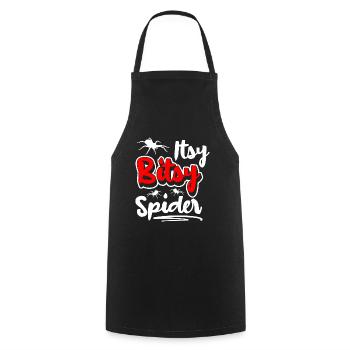 Filature de fils de soie d’Halloween - Tablier de cuisine - noir - Devant - AI Model Male 185 dark (185cm)