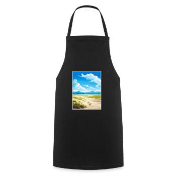 Kobuk Valley National Park Alaska Travel Poster - Cooking Apron - black - Front - AI Model Male 185 dark (185cm)