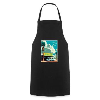 Goodyear Arizona Vintage Travel Poster Souvenir - Cooking Apron - black - Front - AI Model Male 185 dark (185cm)