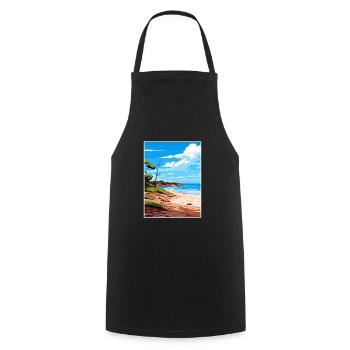 Cape Le Grand National Park Australia Souvenir - Cooking Apron - black - Front - AI Model Male 185 dark (185cm)