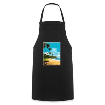Gandoca Manzanillo Wildlife Refuge Costa Rica - Cooking Apron - black - Front - AI Model Male 185 dark (185cm)