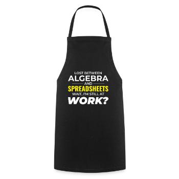 Work Memes Office-Humor Workplace Funny - Cooking Apron - black - Front - AI Model Male 185 dark (185cm)