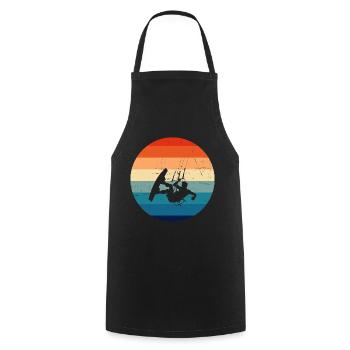 Kitesurfing Kitesurfing Kite Men Kite - Cooking Apron - black - Front - AI Model Male 185 dark (185cm)