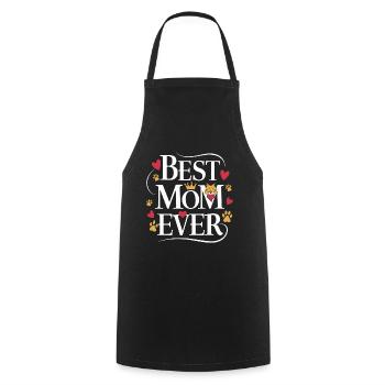Best Mom Ever Mother's Day Cats - Cooking Apron - black - Front - AI Model Male 185 dark (185cm)