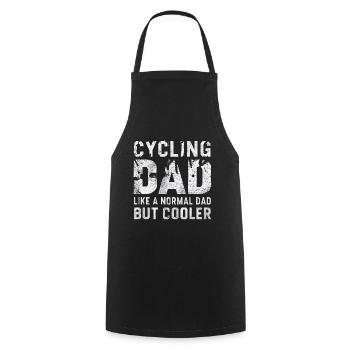 Vélo Dire Papa Vélo De Montagne Vélo - Tablier de cuisine - noir - Devant - AI Model Male 185 dark (185cm)