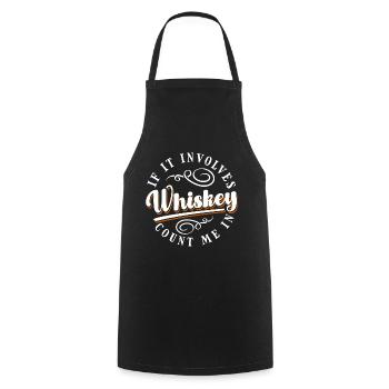 Rum Barkeeper Trinker Rausch - Kochschürze - Schwarz - Vorne - AI Model Male 185 dark (185cm)