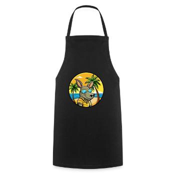 Aardvark Funny Cartoon Lunettes de soleil de plage d’été - Tablier de cuisine - noir - Devant - AI Model Male 185 dark (185cm)