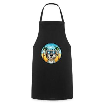 Stabyhoun Chien Race Dessin Animé Lunettes de Soleil Plage - Tablier de cuisine - noir - Devant - AI Model Male 185 dark (185cm)