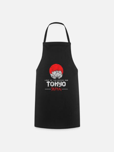 Tokyo Dream Trip Flag City Break - Cooking Apron - black