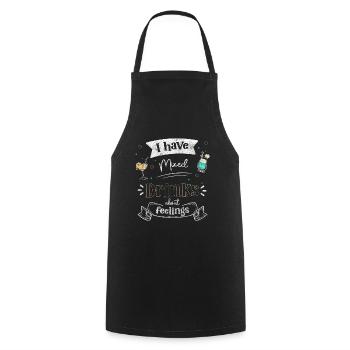 Barman Beer Drinker Gin - Tablier de cuisine - noir - Devant - AI Model Male 185 dark (185cm)