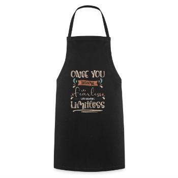 Dream Wishes Sleep - Cooking Apron - black - Front - AI Model Male 185 dark (185cm)