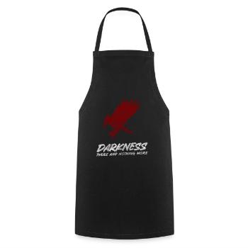 Crow Black Magic Black Smart - Cooking Apron - black - Front - AI Model Male 185 dark (185cm)