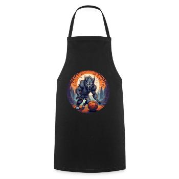 Gruseliges Halloween-partykostüm - Cooking Apron - black - Front - AI Model Male 185 dark (185cm)