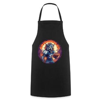Gruseliges Halloween-partykostüm - Cooking Apron - black - Front - AI Model Male 185 dark (185cm)