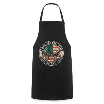 Weapon Club - Cooking Apron - black - Front - AI Model Male 185 dark (185cm)