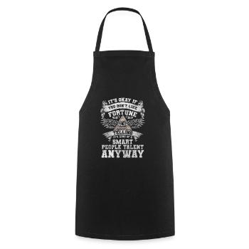 Fortune Teller Horoscope Spiritual Destiny - Cooking Apron - black - Front - AI Model Male 185 dark (185cm)