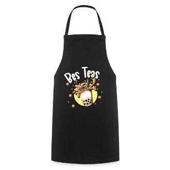 Kawaii Drink Sweet Balls - Cooking Apron - black - Front - AI Model Male 185 dark (185cm)