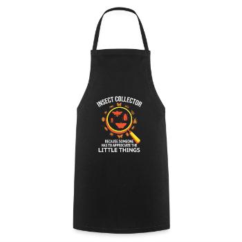 Insect Collector Entomology Entomologist Bug Lover - Cooking Apron - black - Front - AI Model Male 185 dark (185cm)