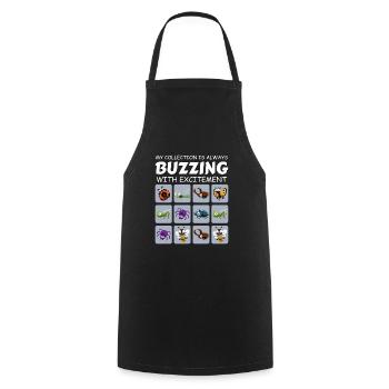 Insect Collector Entomology Entomologist Bug Lover - Cooking Apron - black - Front - AI Model Male 185 dark (185cm)