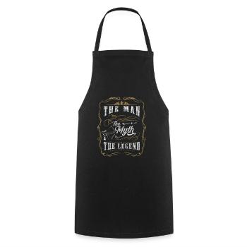 Protection des flèches cibles - Tablier de cuisine - noir - Devant - AI Model Male 185 dark (185cm)