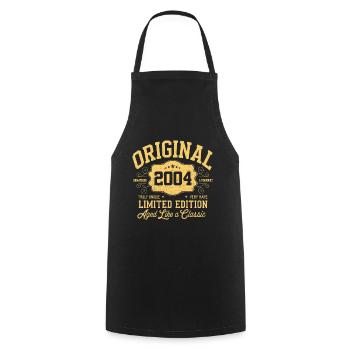 Original 2004 - 20e anniversaire Édition classique - Tablier de cuisine - noir - Devant - AI Model Male 185 dark (185cm)