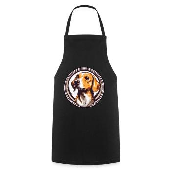 Hunde Hundesport Vierbeiner Hundefreund - Kochschürze - Schwarz - Vorne - AI Model Male 185 dark (185cm)