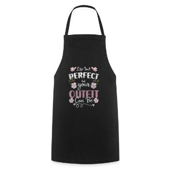 Fashion Trendsetter Model Fashionable - Cooking Apron - black - Front - AI Model Male 185 dark (185cm)