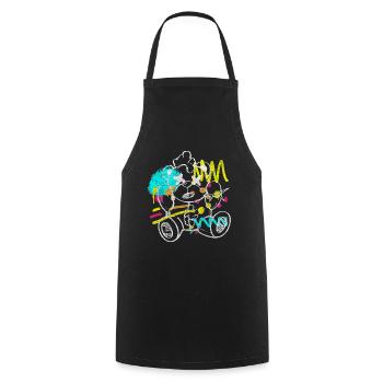 Sprayer Street Life Striking - Cooking Apron - black - Front - AI Model Male 185 dark (185cm)
