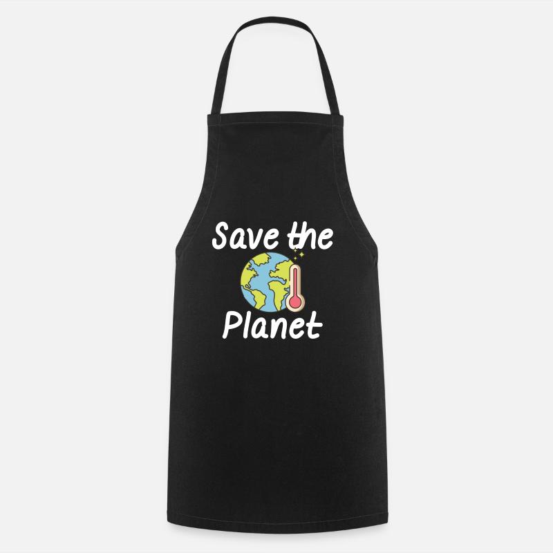 Klimawandel Umweltschutz Naturschutz - Kochschürze - Schwarz
