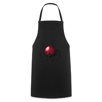 Cherry Spider Cherry Spider - Cooking Apron - black - Front - AI Model Male 185 dark (185cm)