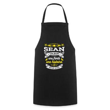 SEAN UN NOM UNE FIERTÉ AUCUN RIVAL - Tablier de cuisine - noir - Devant - AI Model Male 185 dark (185cm)
