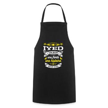 IYED UN NOM UNE FIERTÉ AUCUN RIVAL - Tablier de cuisine - noir - Devant - AI Model Male 185 dark (185cm)
