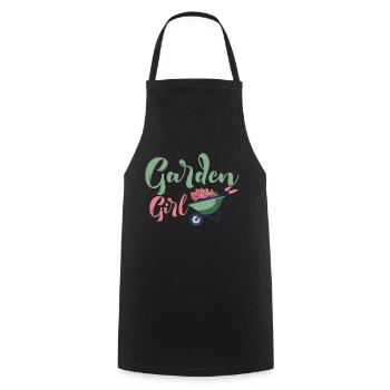 Jardinière Jardin Botanique - Tablier de cuisine - noir - Devant - AI Model Male 185 dark (185cm)