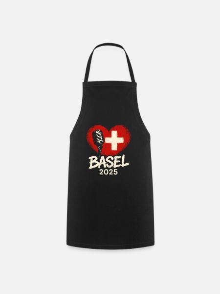 Basel 2025 ESC - Kochschürze - Schwarz