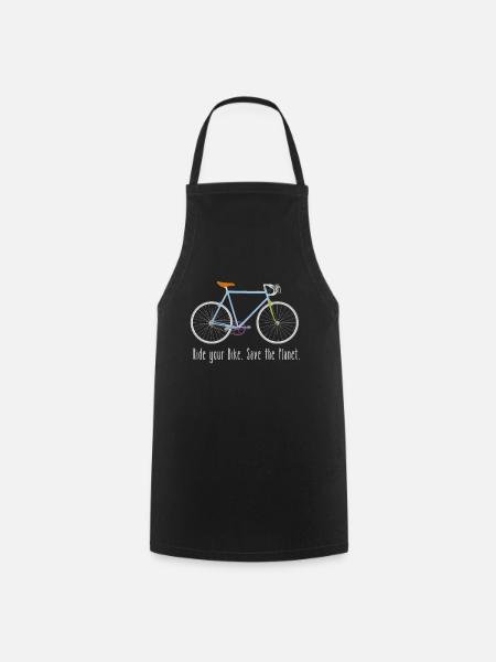Ride your Bike - Kochschürze - Schwarz