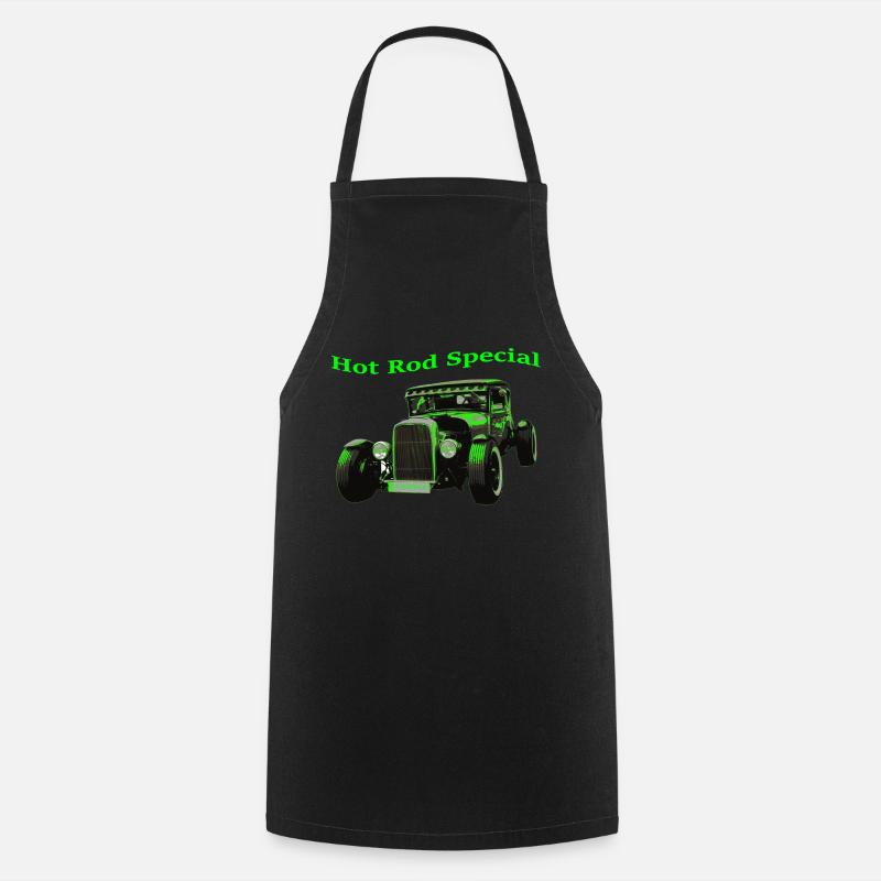 Hot Rod - Tablier de cuisine - noir