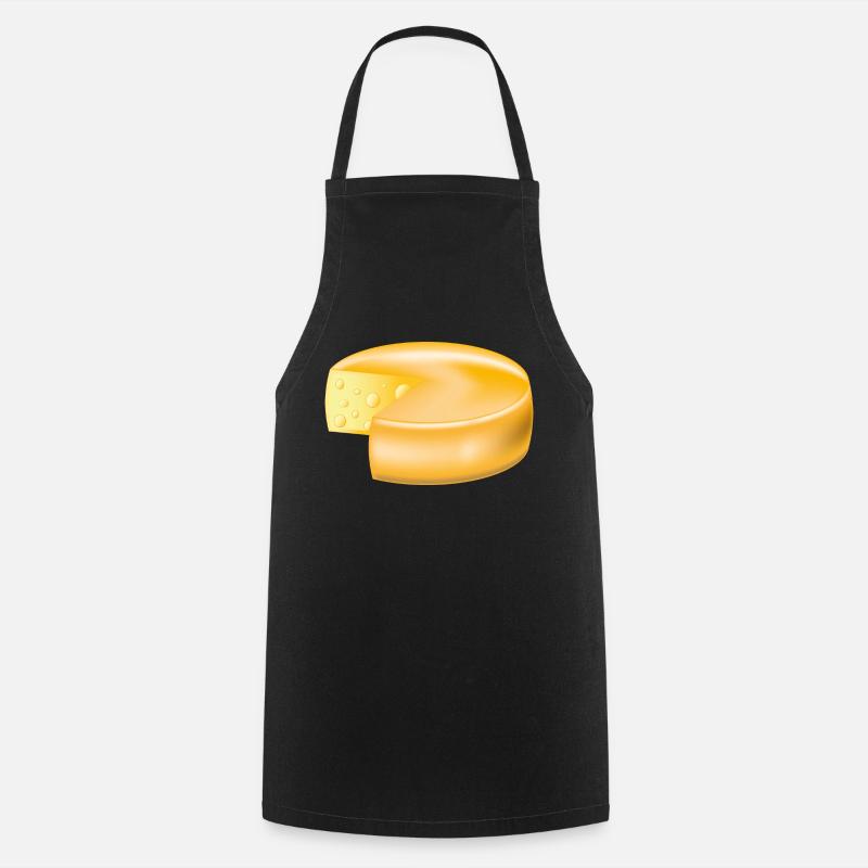 Käse - Kochschürze - Schwarz